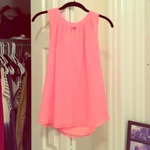 J Crew barely worn chiffon/silk tank