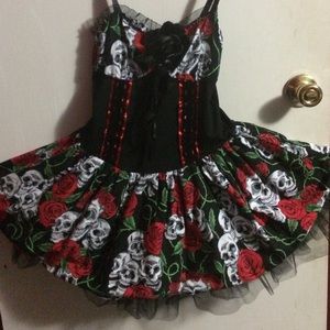 2014 Halloween "Day of the Death" dress.