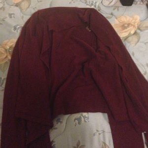 Maroon Cardigan