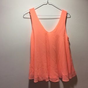 Peach Tank Top-Never worn