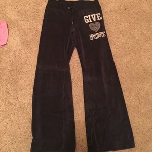 Victoria's Secret PINK velour pants