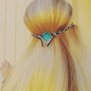 Braided Leather Headband