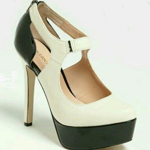 Sole Society Arianna Colorblock Mary Janes 7.5