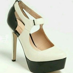 Sole Society Arianna Colorblock Mary Janes 7.5