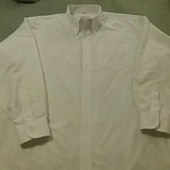 A white button up dress shirt for men