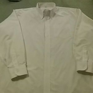 A white button up dress shirt for men