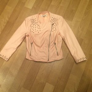 Leather Cropped Jacket