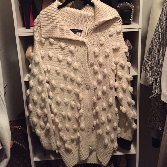French Connection Chucky Button-up Sweater 🍁🍂