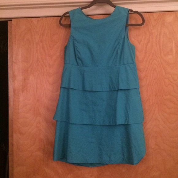 Blue Zara tiered dress