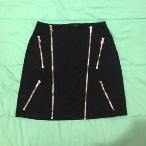 Tripp NYC Zipper Mini Skirt Goth Punk