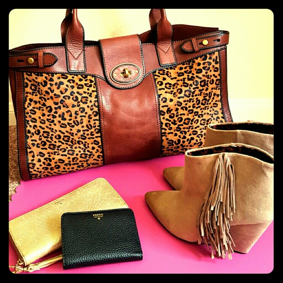 Fossil Re-Issue Vintage Weekender Large Tote