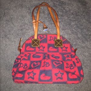 *Flash sale* Dooney Bourke blue & red shoulder bag