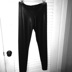 FAUX LEATHER LEGGINGS