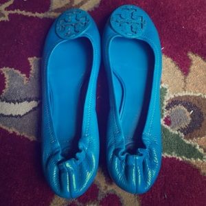 Tory burch flats like new