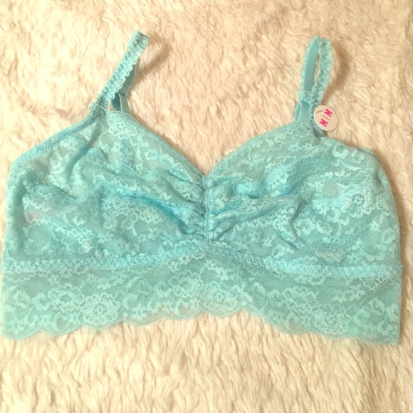 NWOT Victoria's Secret ice blue bra top