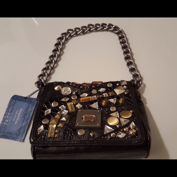 Vera Wang Embellished Bag