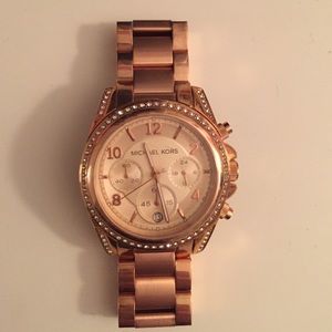 FINAL $: Michael Kors Rose Gold Watch NWOT