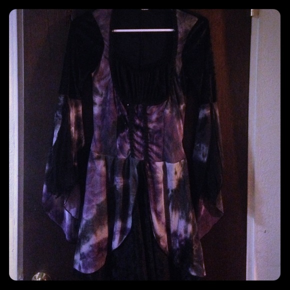 Purple witch dress