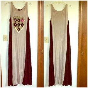 Salt and pepper shield dress