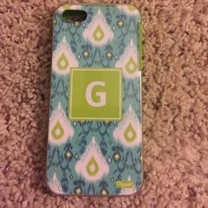 G monogrammed iPhone 5-5S case