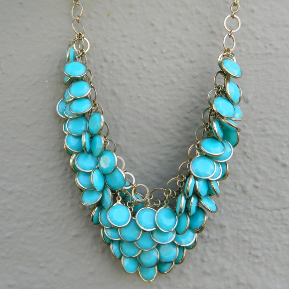 Teal necklace