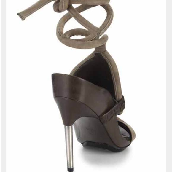 3.1 Philip lim leather suede ankle tie sandals - Picture 4 of 4