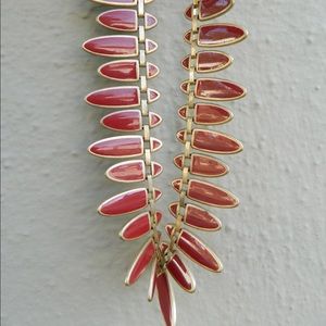 Brown and gold necklace