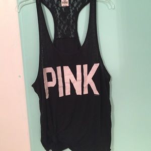 Knotted PINK tank top