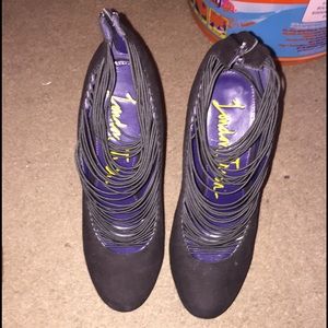 Black Suede Ceres London Trash