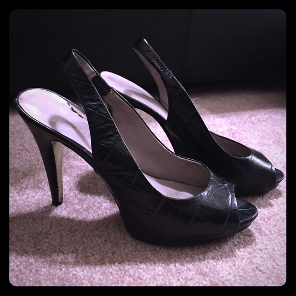 Nine West black heels