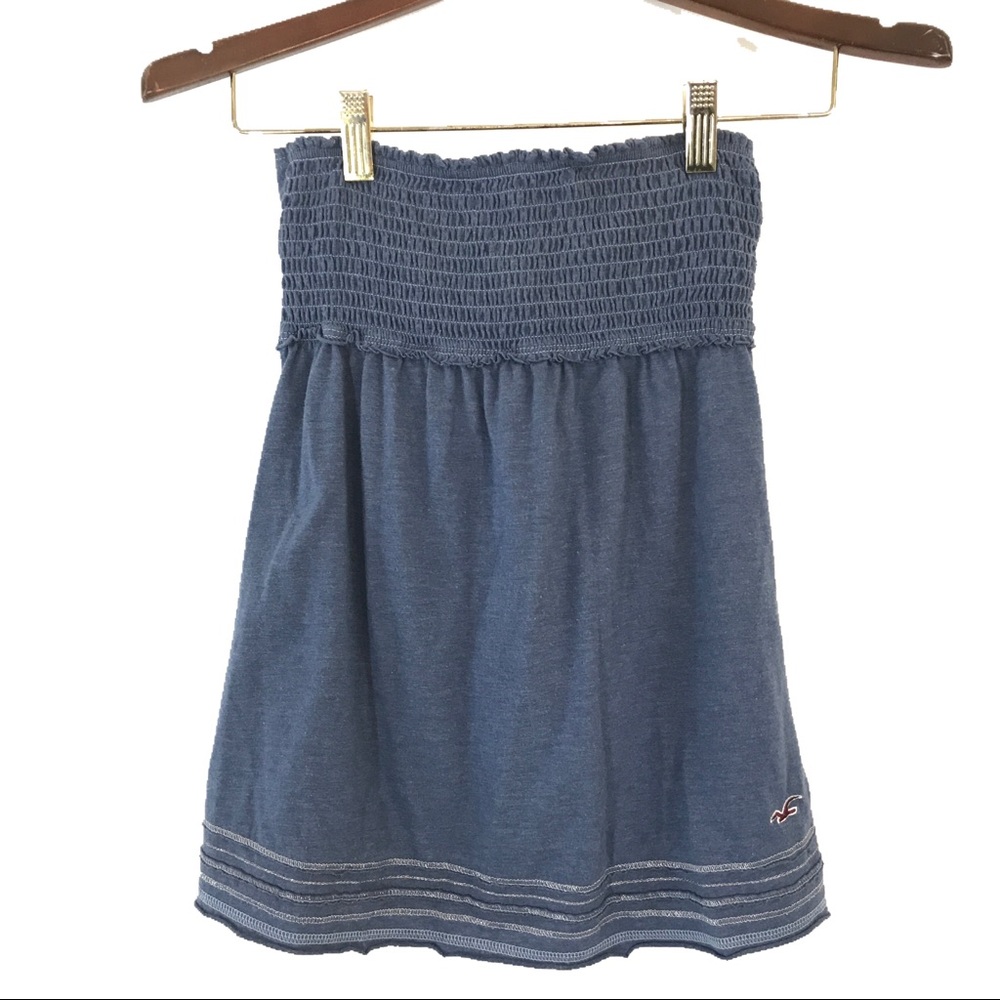 CLEARANCE Hollister Strapless Tie Back Top - Picture 1 of 5