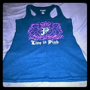 Navy, thermal racerback tank