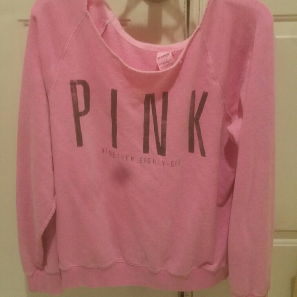 Vicky secrets pink sweat shirt