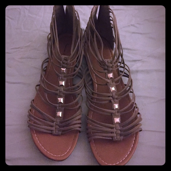 Gladiator sandals with studs. Size 11 like new!