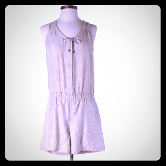 Club Monaco silk romper