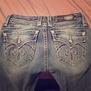 Rock revival boot cute jeans