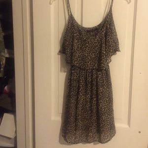 Cheetah print dress