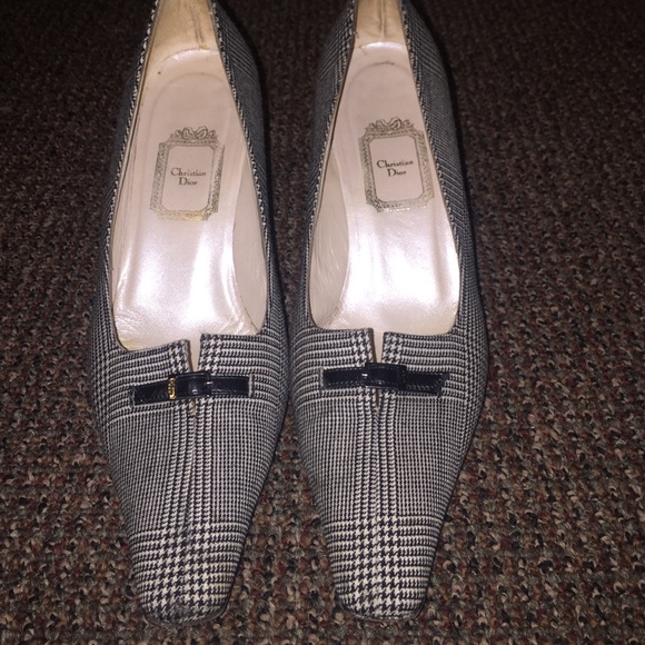 Christian Dior heels to match suit