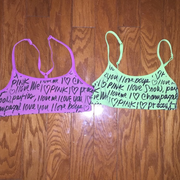 🚫sold in bundle🚫VS PINK lounge bras