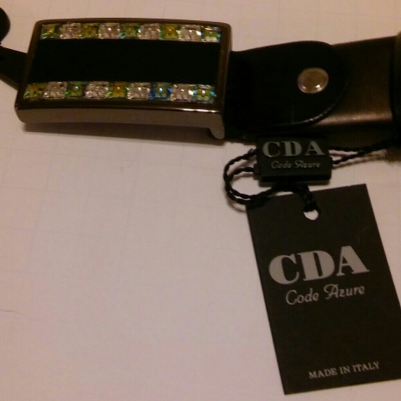 Men" Code Azure " Belgian crystal crystals buckle - Picture 2 of 4