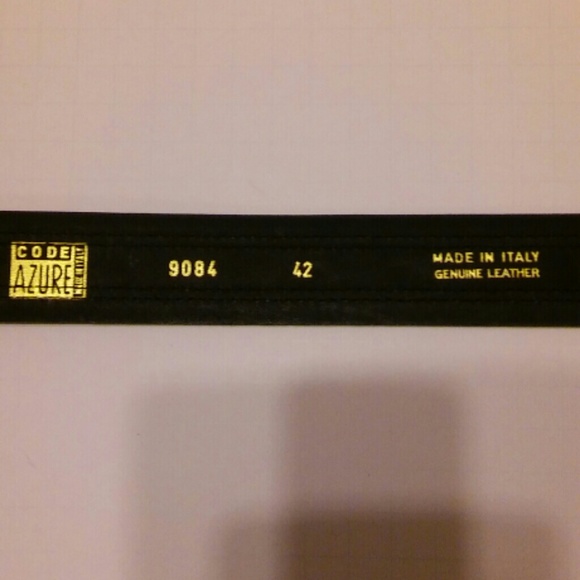 Men" Code Azure " Belgian crystal crystals buckle - Picture 3 of 4