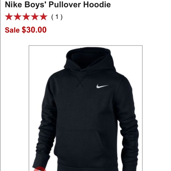ISO NIKE BLACK HOODIE 💕