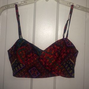 Cropped tank top bralet