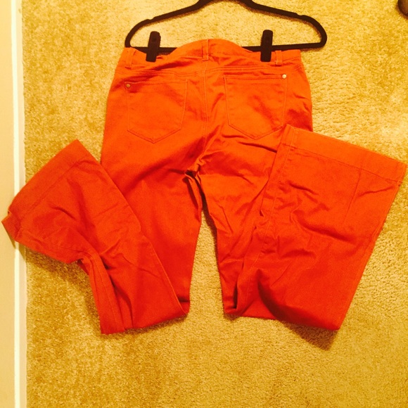 Cute red pants. Worn once. - Picture 3 of 4