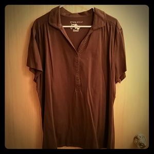 V-neck Collared shirt