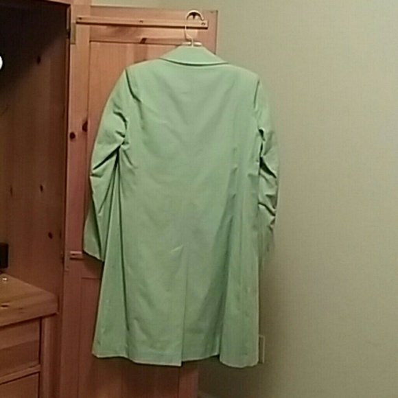 Jones New York Jackets & Coats Lime Green Trench Coat Poshmark