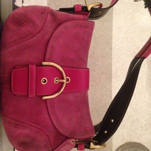 Pink coach bag
