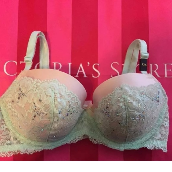Victoria's Secret Other - Victoria Secret Dream Angel Lined Demi Bra 32D