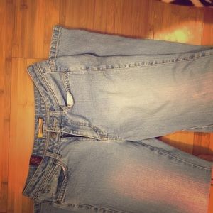 Straight leg jeans
