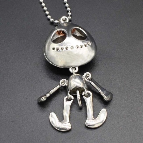 Big Eyes Skeleton Necklace - Picture 3 of 4
